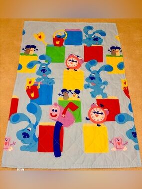 Vintage Dan River BLUE’S CLUES Toddler Comforter/Quilt by Dan River
